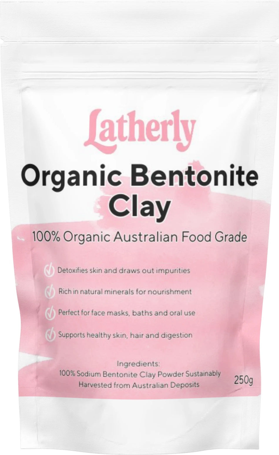 Organic Bentonite Clay Powder 100% Australian Food Grade