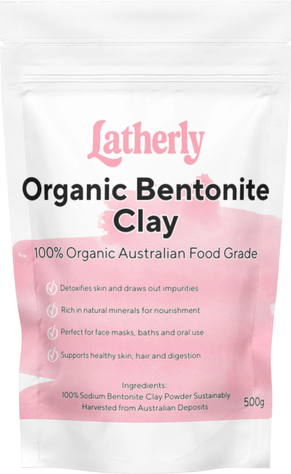 Organic Bentonite Clay Powder 100% Australian Food Grade
