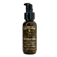 Latherly OutLaw Beard Oil Range with multiple scents, 50ml bottle, featuring beard growth serum for healthy, well-groomed beards.