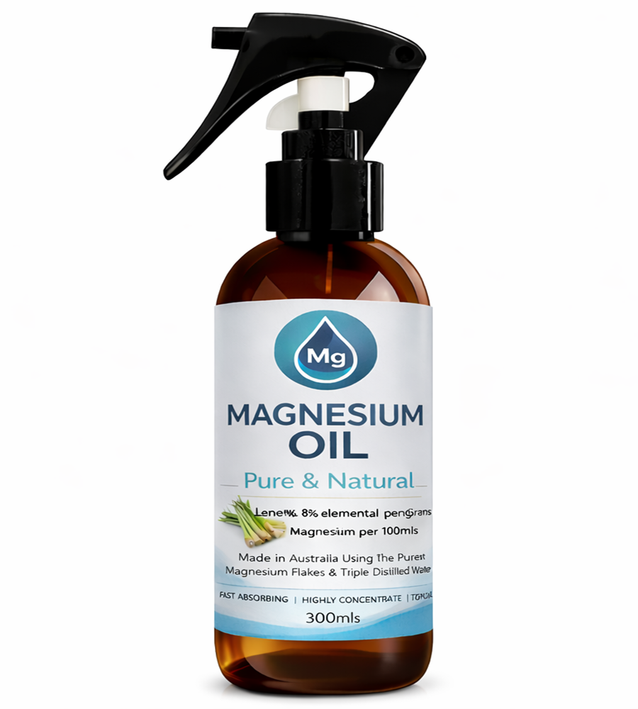Magnesium Oil Spray High Concentrated | Lemongrass Scented 300ML