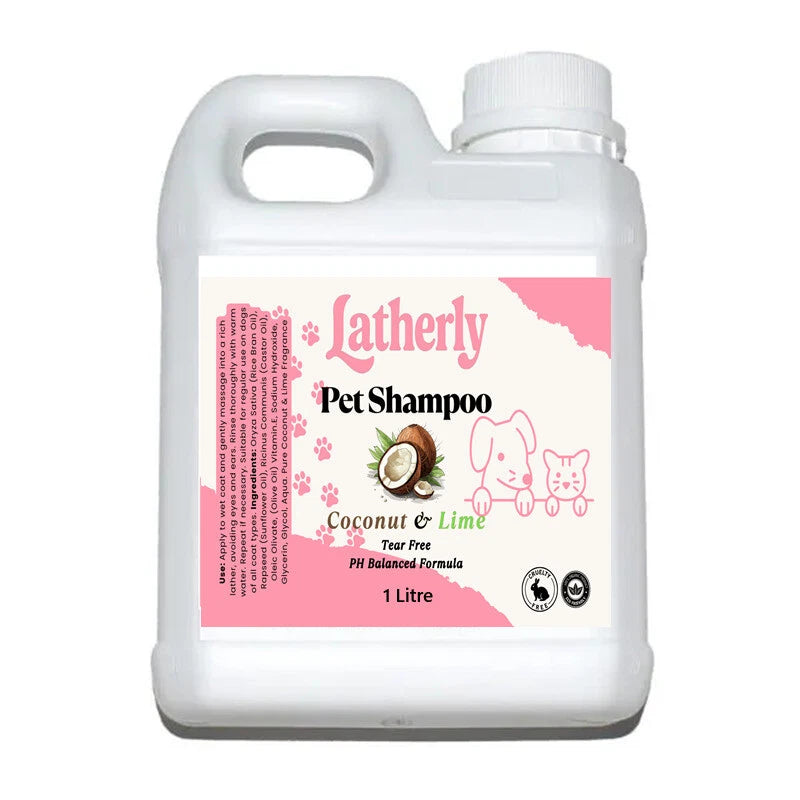 Latherly Natural Pet Shampoo Organic | Coconut & Lime