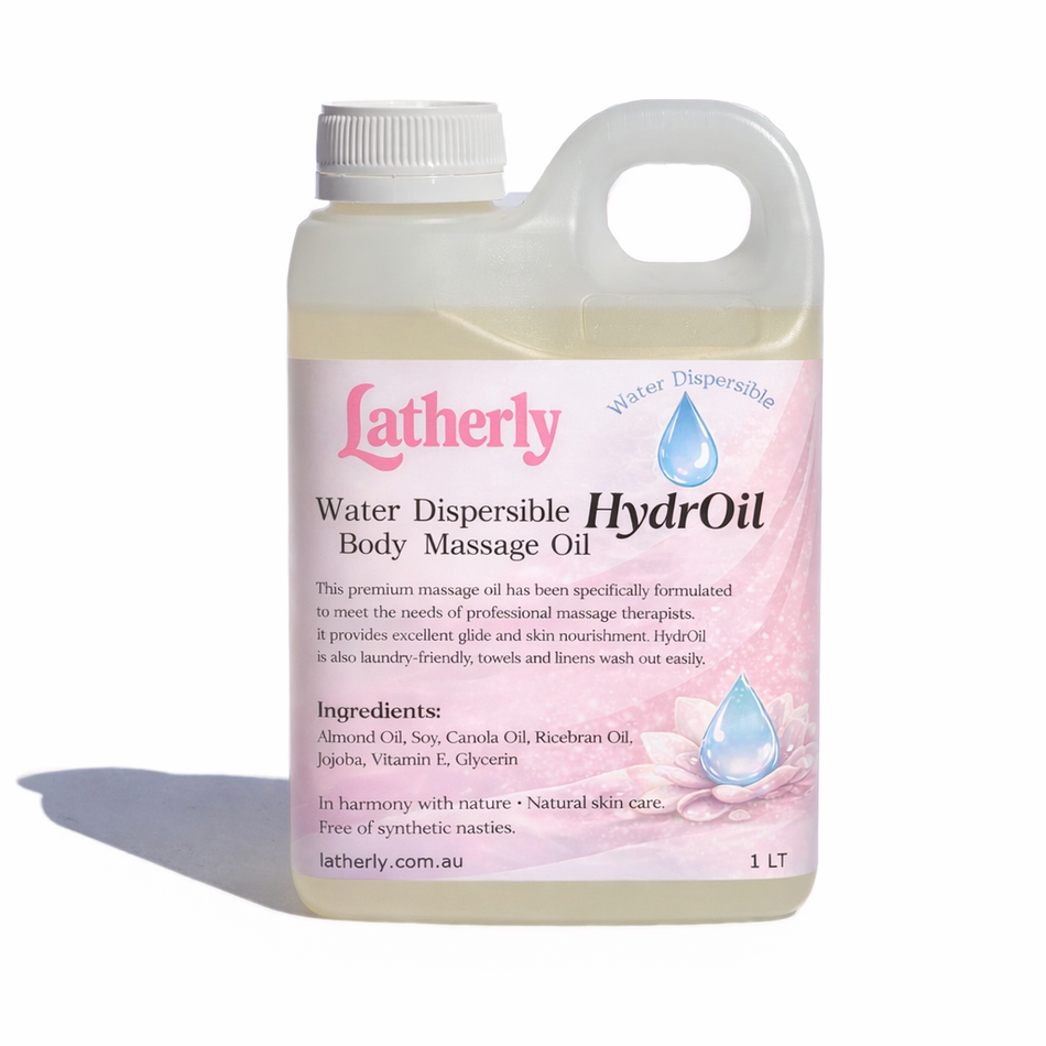 Unscented Body Massage Oil | Professional Therapist Grade | Water Dispersible