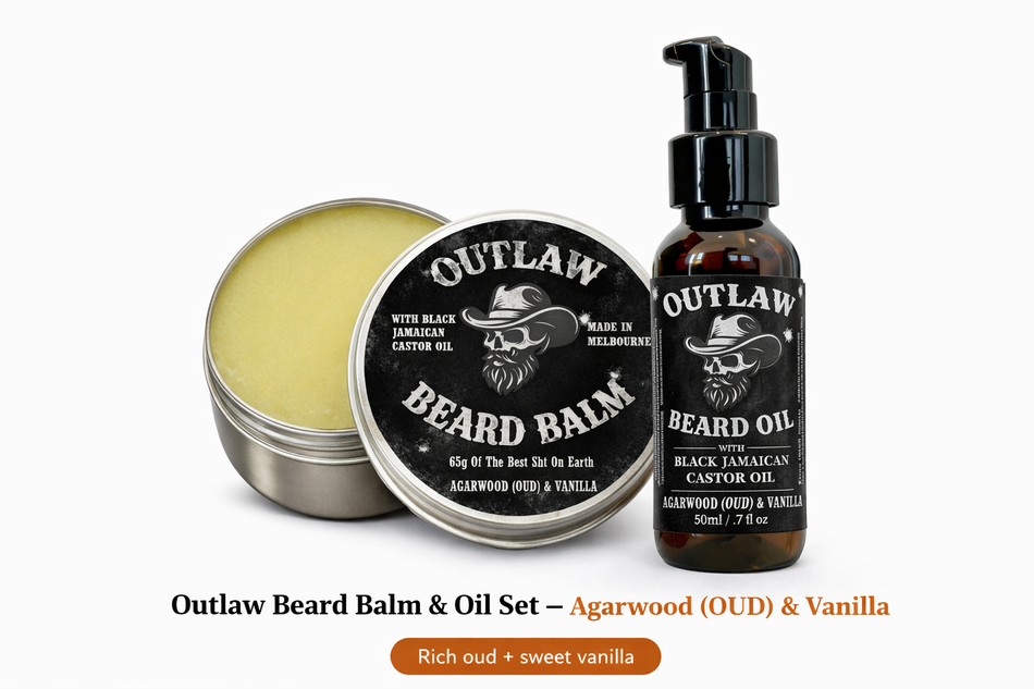 AGARWOOD & DARK VANILLA Beard Balm & Beard Oil Set
