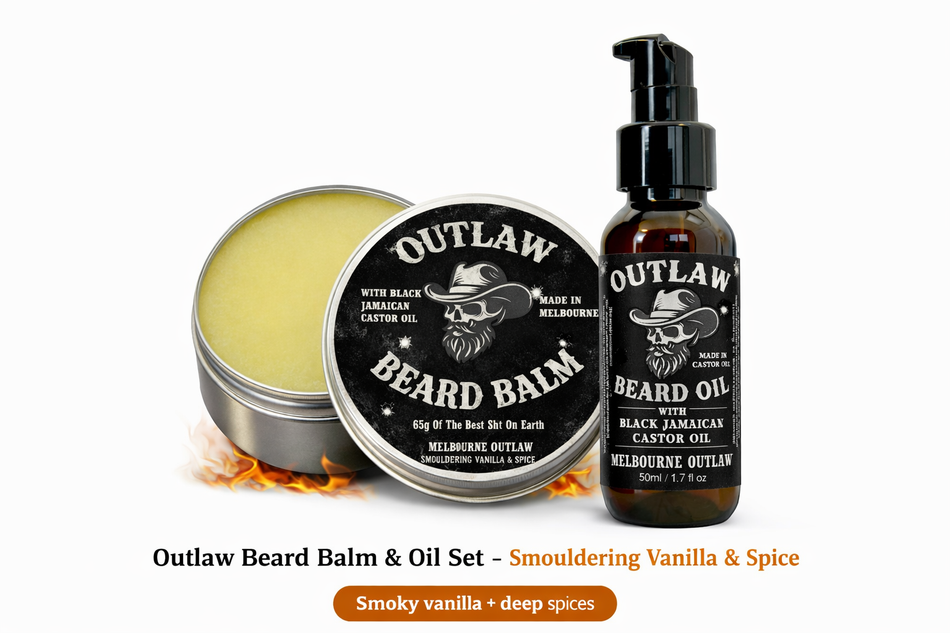 MELBOURNE OUTLAW Beard Balm & Beard Oil Set