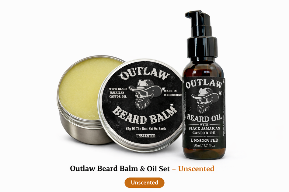 UNSCENTED Beard Balm & Beard Oil Set