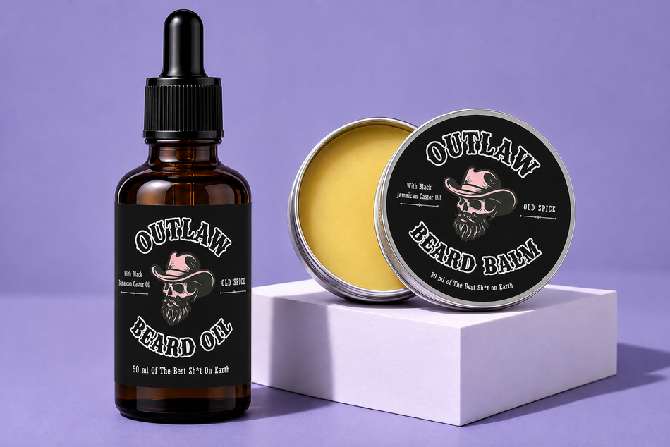 OLD SPICE DUPE - Beard Balm & Beard Oil Set
