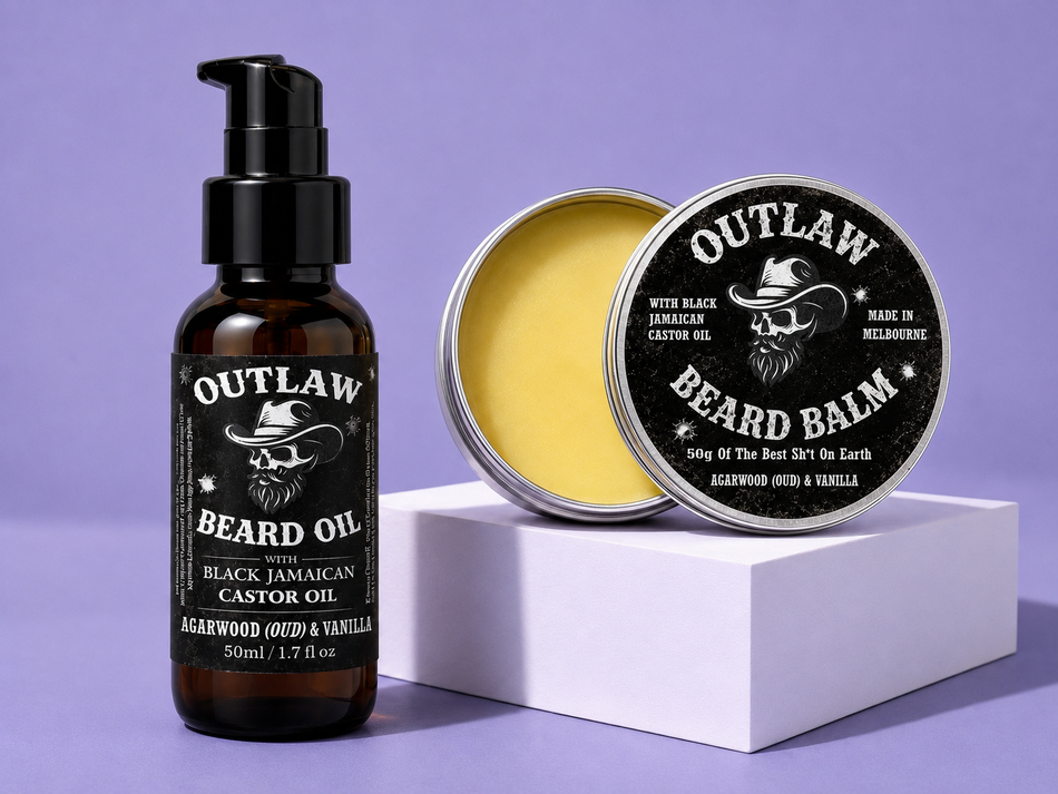 OUD & DARK VANILLA - Beard Balm & Beard Oil Set
