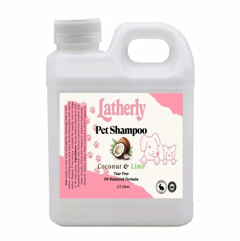 Latherly Natural Pet Shampoo Organic | Coconut & Lime